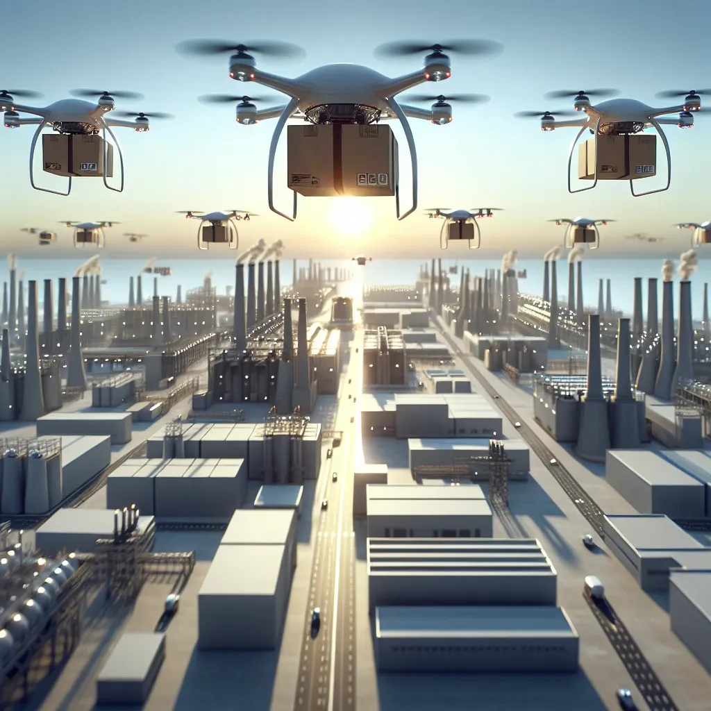 Amazon España anuncia el estreno de drones de reparto en polígonos industriales